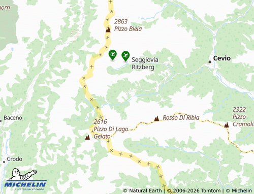 Mappa MICHELIN Cimalmotto - ViaMichelin