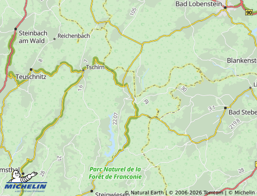 Mappa MICHELIN Nordhalben - ViaMichelin