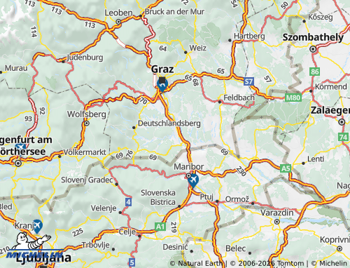MICHELIN Leibnitz map - ViaMichelin