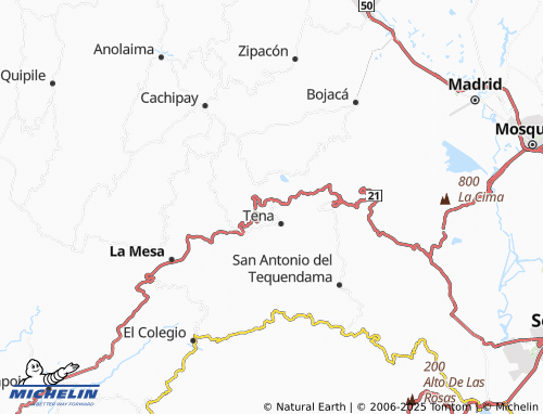 MICHELIN El Rosario map - ViaMichelin