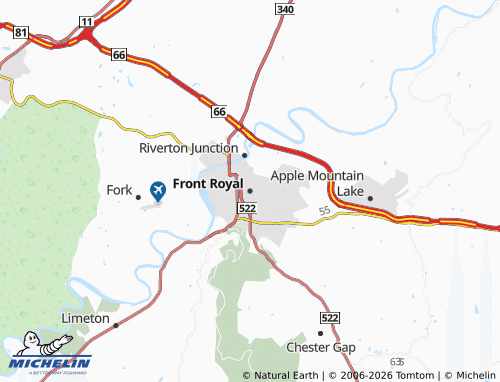 Mappa MICHELIN Front Royal - ViaMichelin