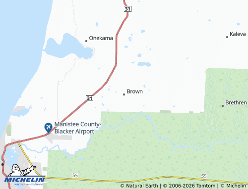 Mapa MICHELIN Brown - ViaMichelin