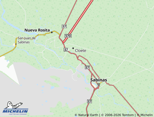 Mappa MICHELIN Siete - ViaMichelin