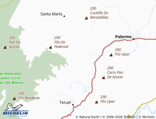 Carte MICHELIN El Diamante - ViaMichelin