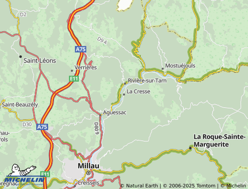 MICHELIN La Cresse map - ViaMichelin