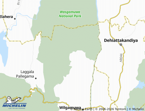 MICHELIN Kumbukoya map - ViaMichelin