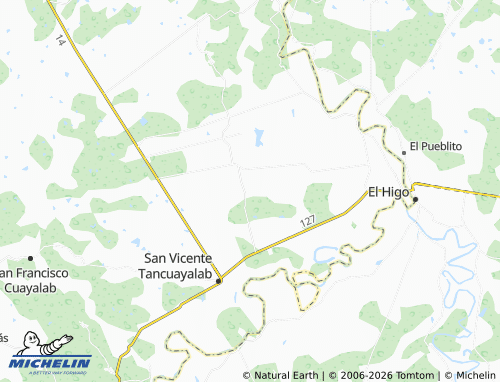 MICHELIN Ricardo Flores Magón map - ViaMichelin