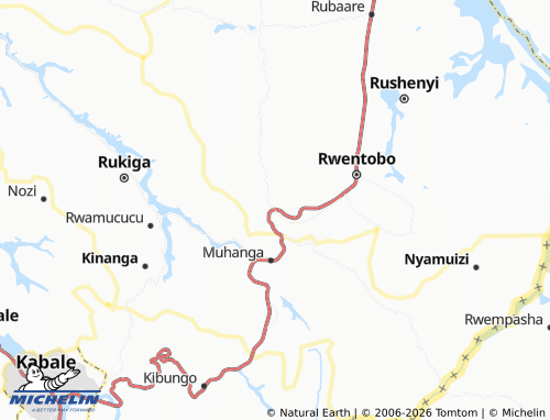 Mappa MICHELIN Nyakasa - ViaMichelin