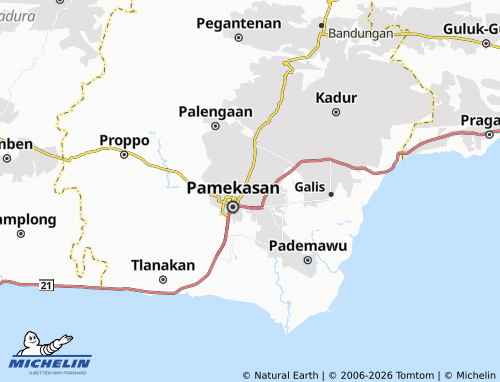 Carte MICHELIN Lawangan Daya - ViaMichelin
