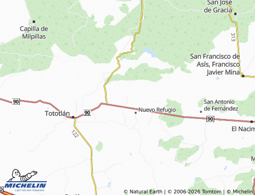 MICHELIN San Isidro map - ViaMichelin