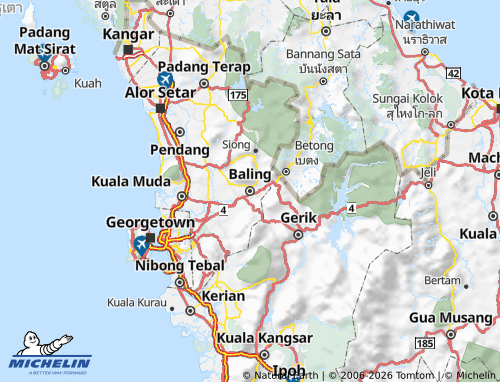 Mappa MICHELIN Baling - ViaMichelin