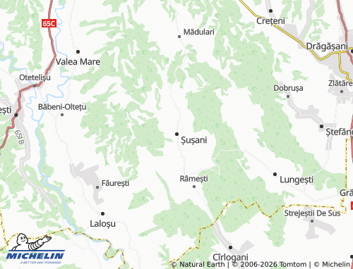 Carte MICHELIN Șușani - ViaMichelin