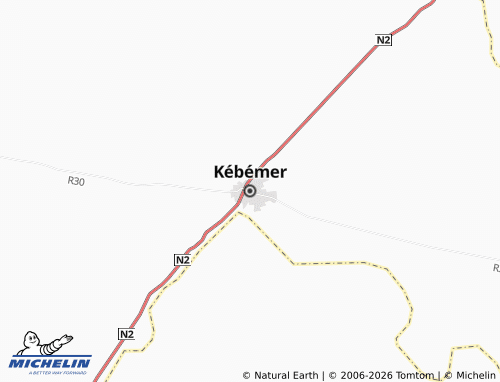 MICHELIN Kébémer map - ViaMichelin