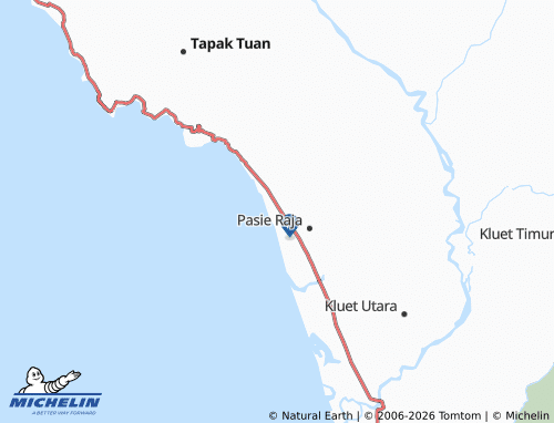 MICHELIN Pante Raja map - ViaMichelin