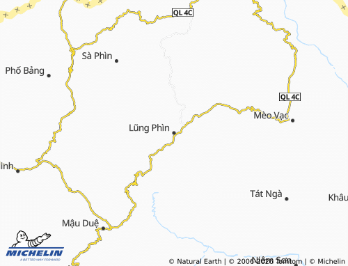 Mapa MICHELIN Lũng Phìn - ViaMichelin
