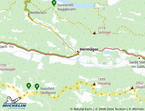 MICHELIN Kühweg map - ViaMichelin