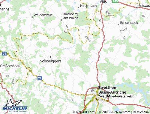 Mapa MICHELIN Walterschlag - ViaMichelin