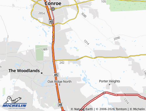 Mappa MICHELIN Woodloch - ViaMichelin