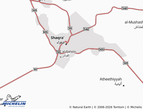MICHELIN-Landkarte al-Rawabi - ViaMichelin