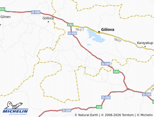 MICHELIN Çukuryurt map - ViaMichelin