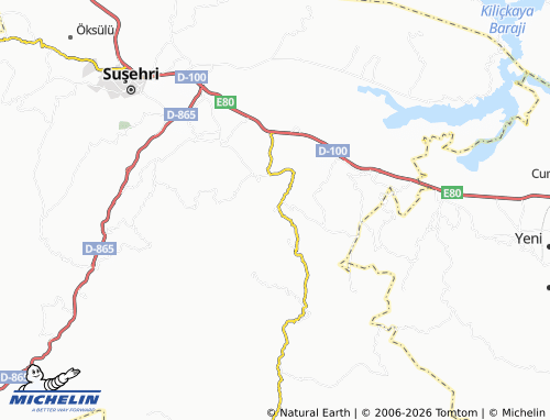 Mapa MICHELIN Cevizli - ViaMichelin
