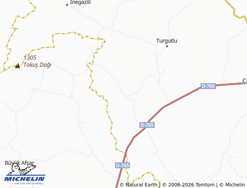 MICHELIN Güvendik map - ViaMichelin