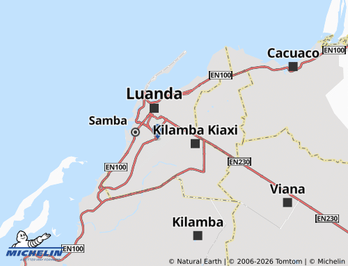 Carte MICHELIN Calemba - ViaMichelin