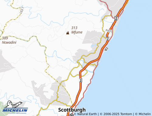 MICHELIN Magabheni A map - ViaMichelin