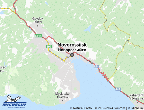 MICHELIN Novorossiysk map - ViaMichelin
