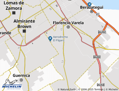 MICHELIN Villa Santa Rosa map - ViaMichelin