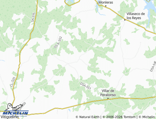 MICHELIN Puertas map - ViaMichelin