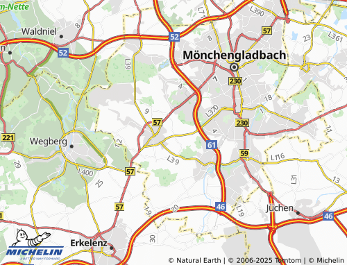 MICHELIN Voosen map - ViaMichelin