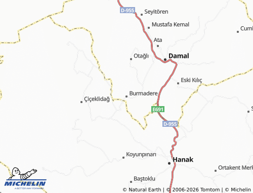 Mappa MICHELIN Burmadere - ViaMichelin