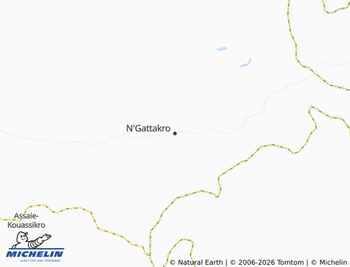 Mappa MICHELIN N'Gattakro - ViaMichelin