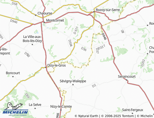 MICHELIN Beaumont map - ViaMichelin