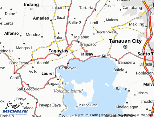 MICHELIN Caloocan map - ViaMichelin