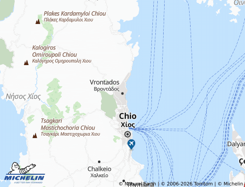 Mapa MICHELIN Vrontados - ViaMichelin