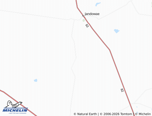 Mapa MICHELIN Jimbour West - ViaMichelin