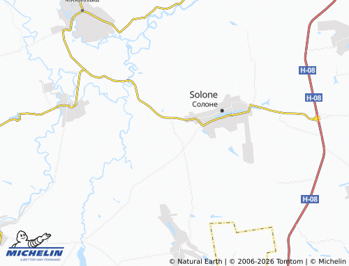 MICHELIN Dniprovske map - ViaMichelin