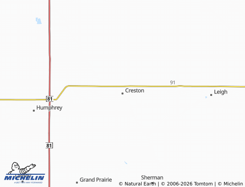 Mapa MICHELIN Creston - ViaMichelin