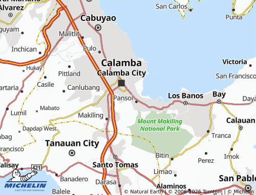 MICHELIN La Mesa map - ViaMichelin