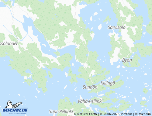 MICHELIN Elfvik map - ViaMichelin