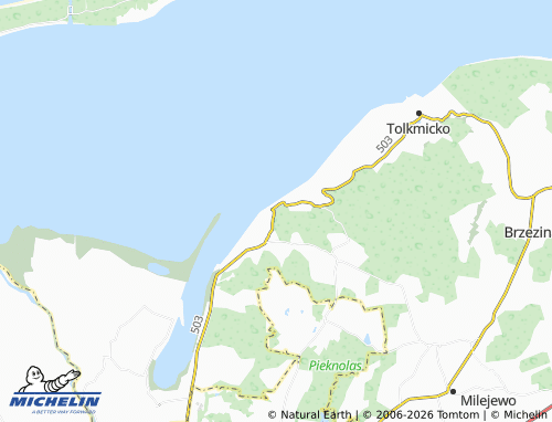 MICHELIN Suchacz map - ViaMichelin