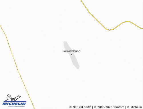 Kaart MICHELIN Farrashband - ViaMichelin