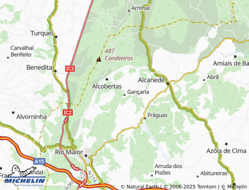 MICHELIN Gançaria map - ViaMichelin