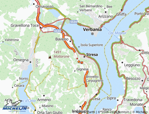 Mappa MICHELIN Levo - ViaMichelin