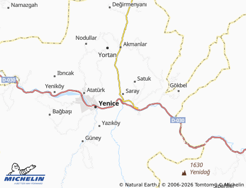 MICHELIN Saray map - ViaMichelin