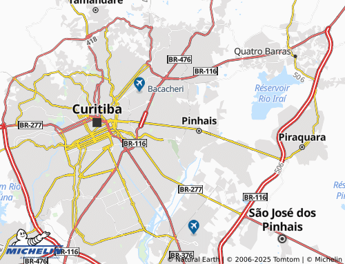 MICHELIN Estância Pinhais map - ViaMichelin