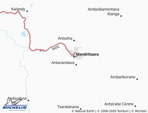 MICHELIN-Landkarte Mandritsara - ViaMichelin