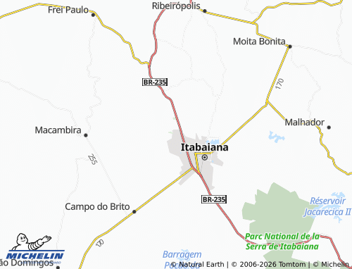 Carte MICHELIN Queimadas - ViaMichelin